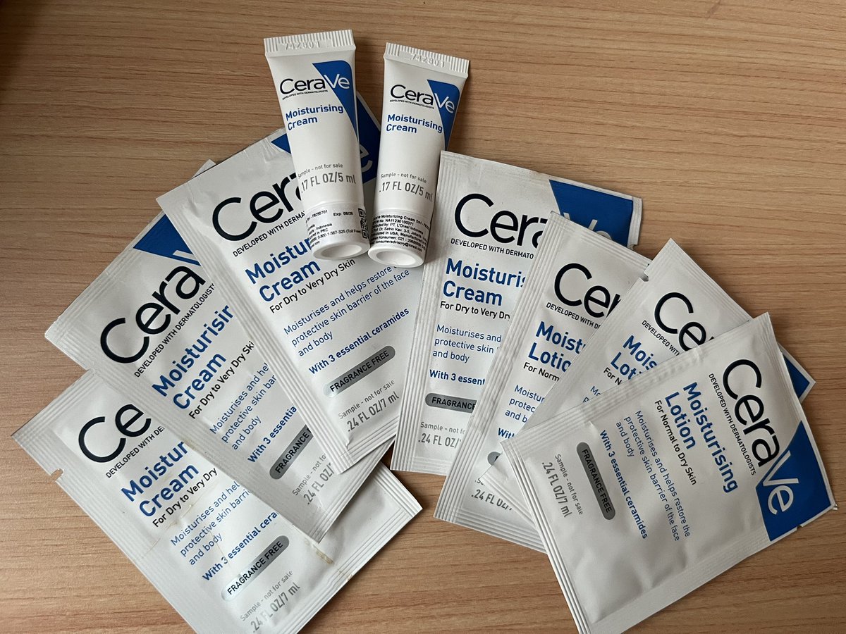 toryhoon's tweet photo. cerave moisturizing cream and lotion sachet, tube each 12k aja bisa co 🍊 https://t.co/7hI9gTJodX