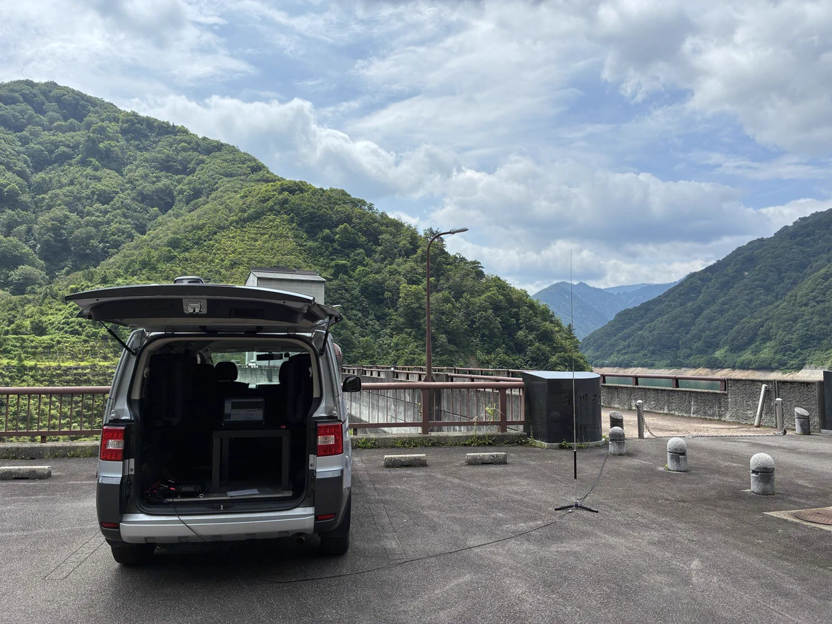 JJ2CJB в X: „#POTA JP-1371 五箇山 境川ダム横“ / X