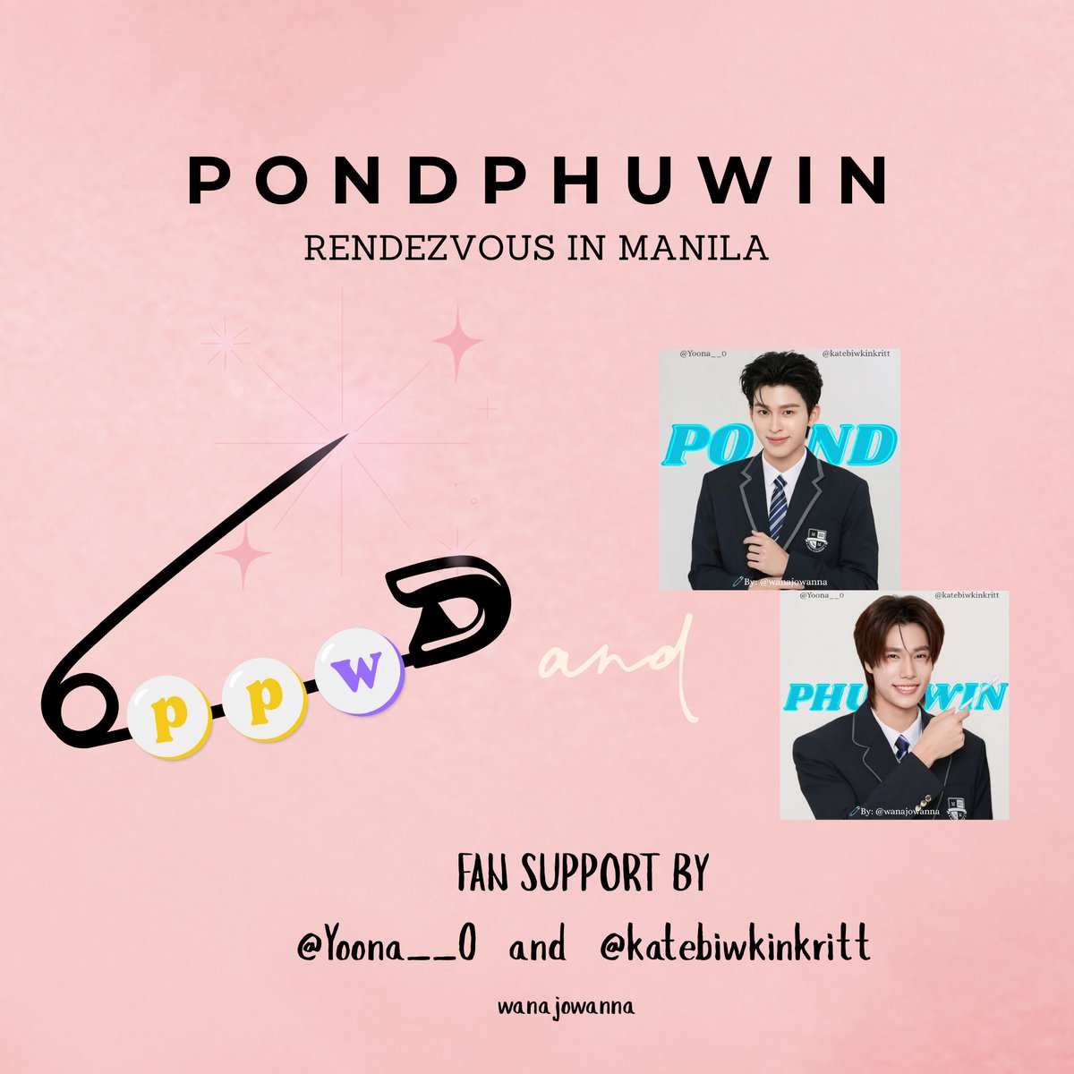 Yoona__0's tweet photo. FREEBIES🫶🏻 for  #PondPhuwinRendezvousInPH

♡ PPW SAFETY PINS AND PONDPHUWIN STICKERS

FAN SUPPORT FROM US: @katebiwkinkritt

♡Open for trades☺️

See you everyone! https://t.co/8yq78xurSH
