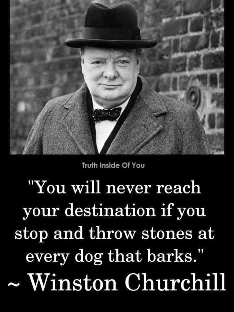 DanielWill22531's tweet photo. @Old_SchoolEddie Sir Winston Churchill spoke to that very point.
Some things are just not worth your time and attention. https://t.co/XQUkRTWJ7R