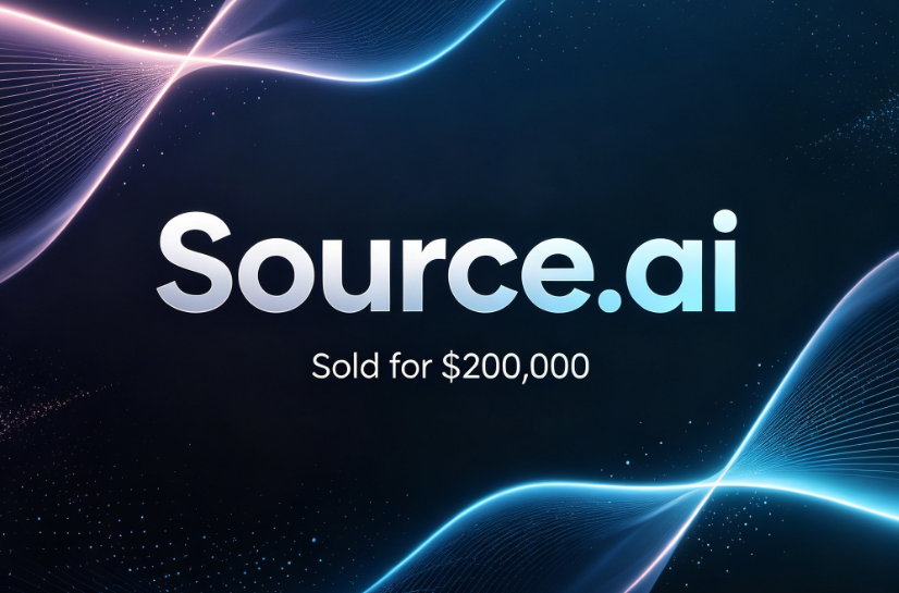 DomainNews24's tweet photo. Domain  Sold!
💰Source .ai Sold for $200,000
🛒Sold via fruits. co
🗓️July 29, 2026
This domain name is suitable for technology companies involved in large-scale model development, open-source data, computing power supply, AI tool development, and resource aggregation. https://t.co/oa25mv0eLW