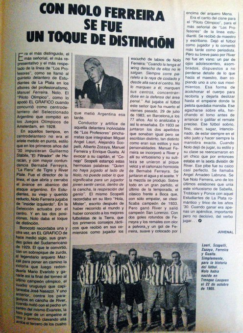 datazopincha's tweet photo. Se cumplen hoy 43 años del fallecimiento de Manuel "Nolo" Ferreira https://t.co/MvfAbUAHuA