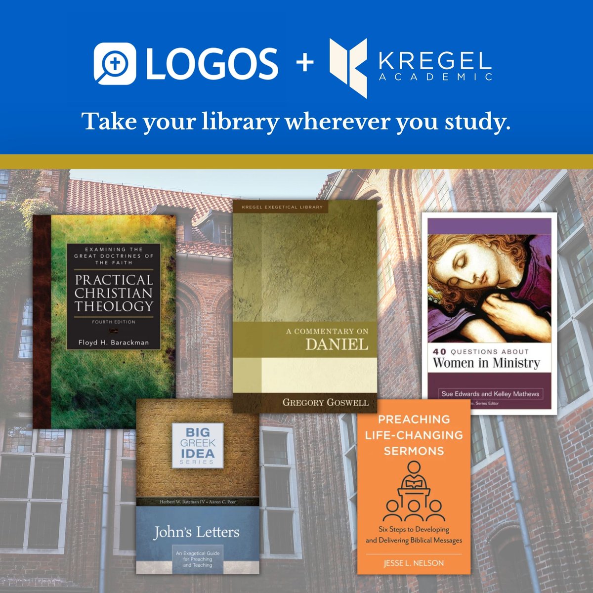 KregelAcademic's tweet photo. Browse Kregel Academic titles available in Logos and take your library wherever you study. Logos helps you get more out of every book.

https://t.co/Vxzh0M8Fra https://t.co/R3KpDvf5wO