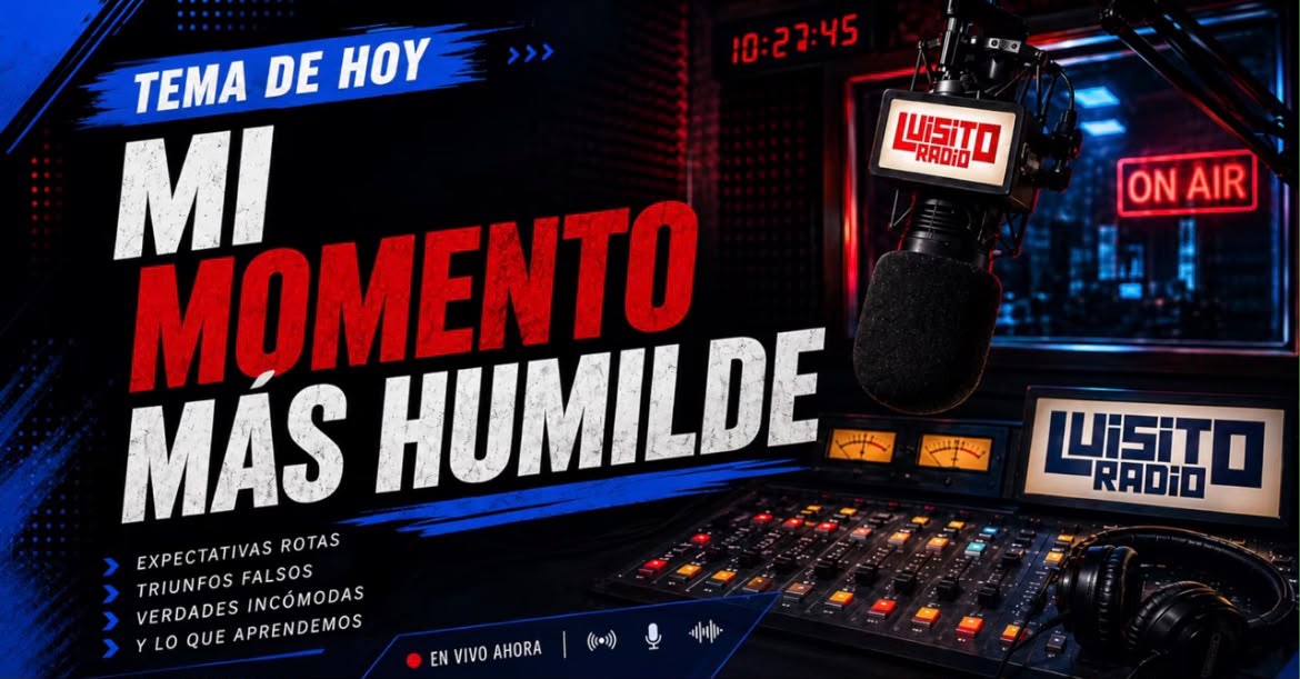luisitorey's tweet photo. La banda!! Tenemos luisito radio y estamos completamente EN VIVO!!! 

El tema de hoy, Mi momento más humilde 
https://t.co/TvSLTrghpP https://t.co/zkf8GkhIFy