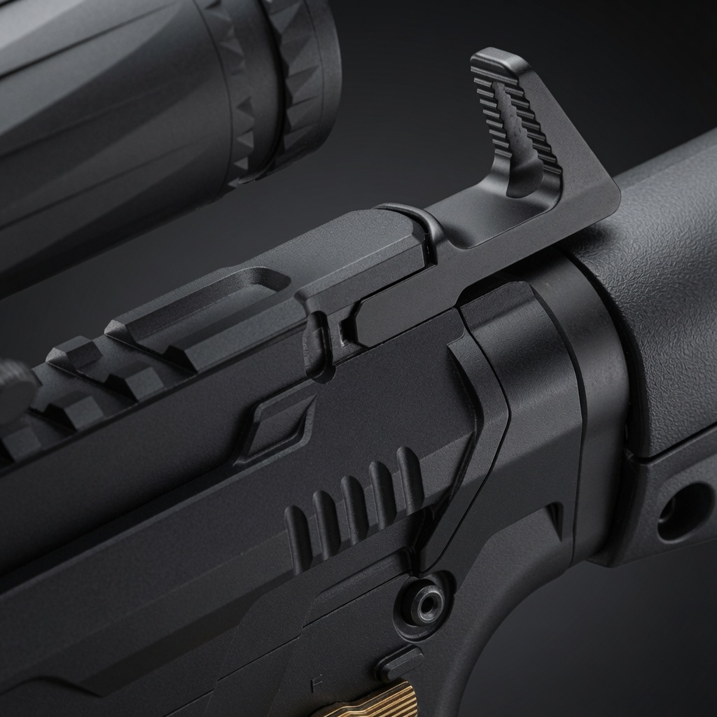 HagaDefense's tweet photo. It’s here — the Saraid Top Notch AR15 Charging Handle just dropped!

The first vertical charging handle for the AR-15 platform is officially live. By moving the handle to the top, it cuts down on gear snags, keeps things cleaner around optics and slings, stabs you less when the rifle is slung across your body, and gives you a more streamlined setup without the usual side protrusions.

We know change can hurt some feelings in the AR world… but this one was built to solve real issues a lot of people actually deal with and have requested.

Curious what you all think now that it’s out. Drop your love, hate, or curiosities below.

#TopNotch #Saraid #AR15