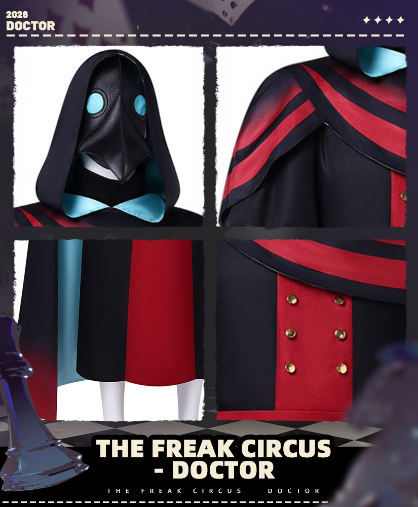 coshduk's tweet photo. ๐ The Freak Circus Doctor Cosplay ๐ฉบ๐ฎ
๐ Click: https://t.co/17vFLzN75L
Use code "TW10" get 10% off๐
#gametime #thefreakcircus #doctors #thefreakcircusdoctor #cosplayers #cosplays #ukcosplay #cosplaycostume #comiccon #ukcomiccon #coshduk https://t.co/stPMvl844M