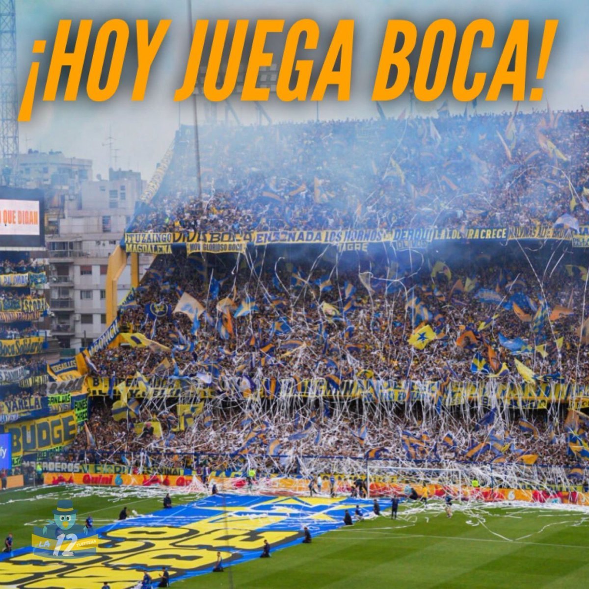 la12tuittera's tweet photo. 💙💛💙¡HOY JUEGA #BOCA! https://t.co/2gft6nYipt