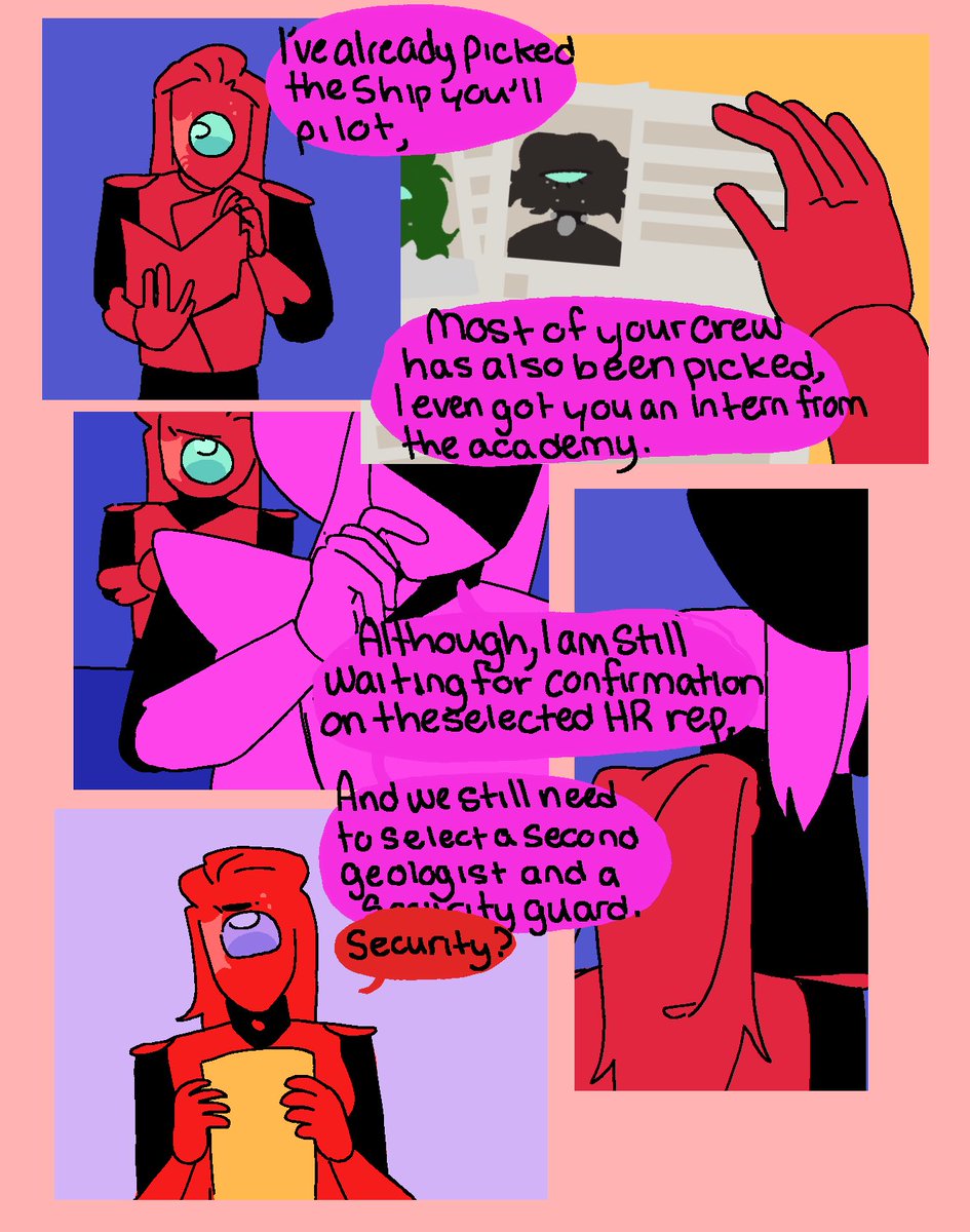 HiraethSpirits's tweet photo. pinkred 🤔🤔🤔🤔 comic 🤔🤔🤔🤔🤔🤔
(1/2)
#amongusshow #pinkxred https://t.co/xNu4hGwHol