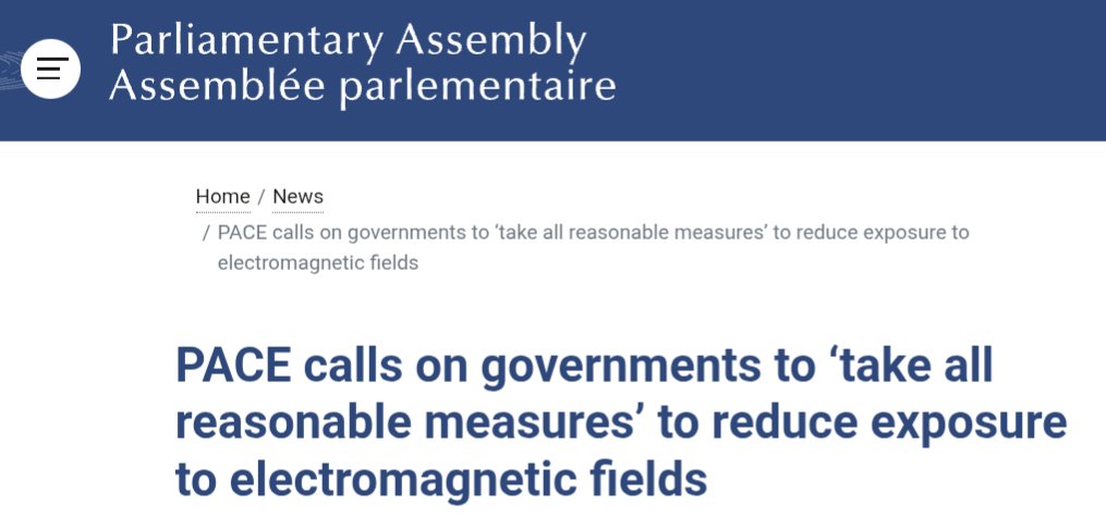 AmmousMD's tweet photo. In 2011, the Council of Europe (PACE) warned of potential health risks from EMFs, especially for children.

It recommended that schools use wired internet instead of Wi-Fi wherever possible. https://t.co/gEe1rQRPkU