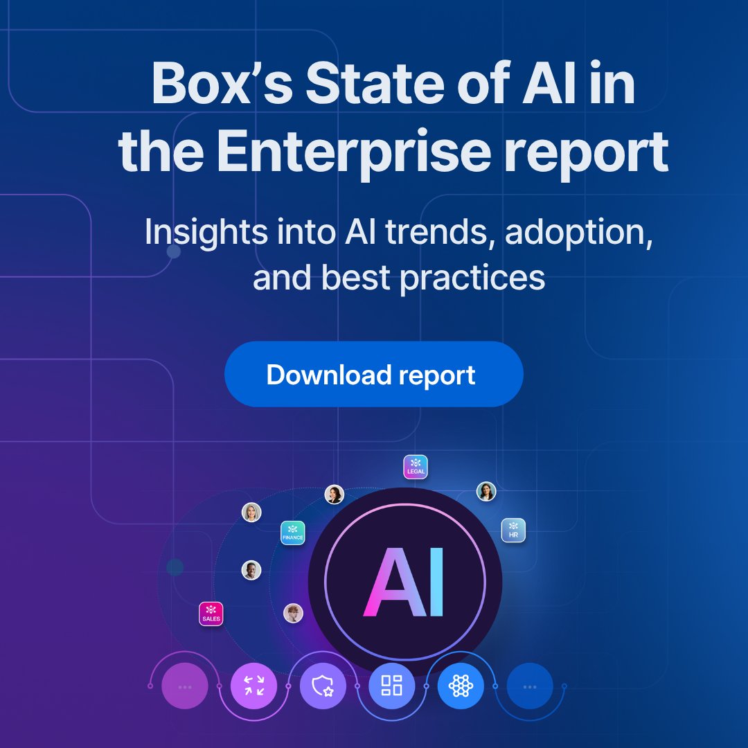 JasonKHood's tweet photo. 83% of enterprises already run AI agents.

The advantage is no longer access to AI. It is the foundation beneath it: content, governance and flexibility.

Is your AI running on a system you designed, or one you inherited?

Report: https://t.co/ukPbxr0STb

#BoxPartner https://t.co/tck32PRxzo