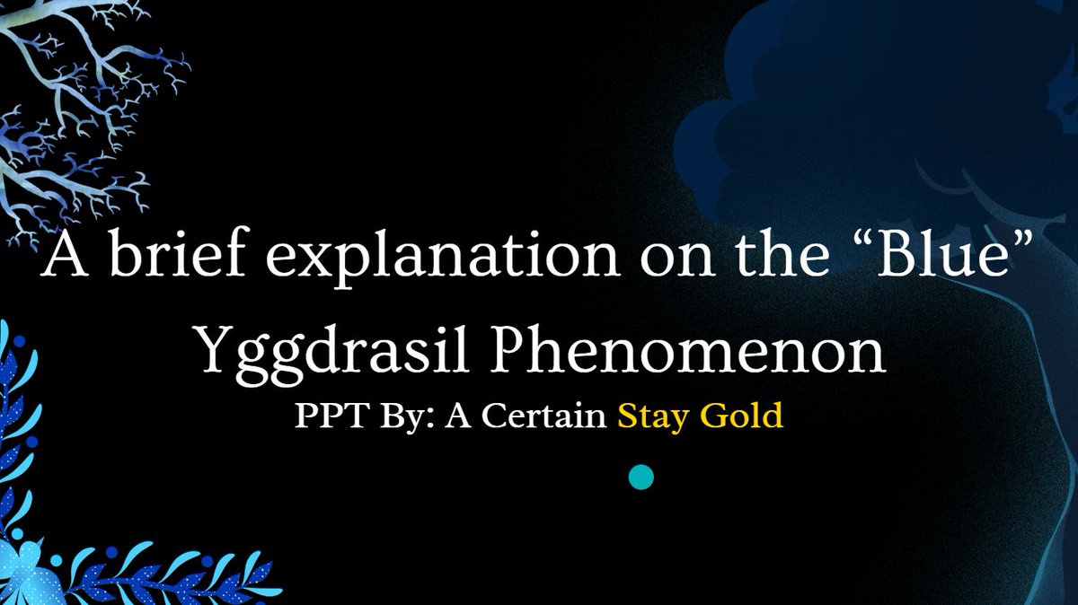 GoldWingAbraxas's tweet photo. `A Pre-Event Before the #UmatterArimaKinen (Pt.1)`
`The "Blue" Yggdrasil Phenomenon Explained.`

(PPT LINK: https://t.co/VKujMgkx5X)

"Alright, can you three see it? I only prepared with no payment... Yet!" She is really waiting for some money from her job renew her subscription. https://t.co/YGOl8X0xwm
