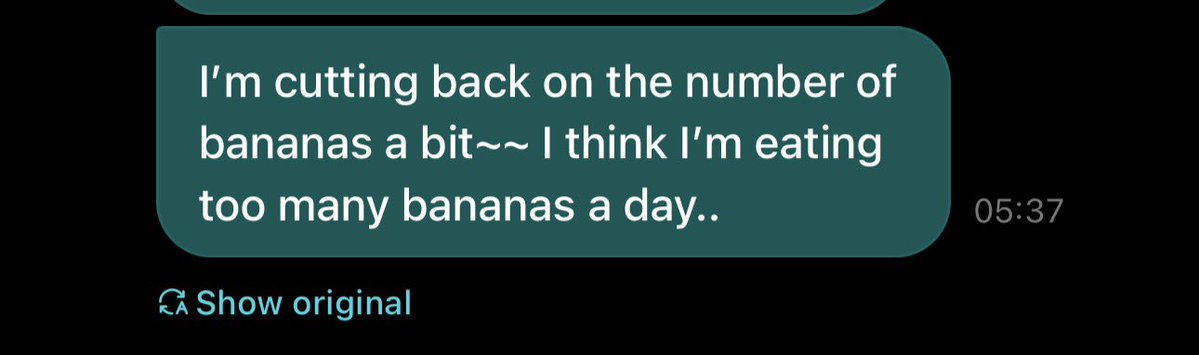 parkbeaus's tweet photo. 🚨 BREAKING NEWS 🚨

Jihoon has now decided to reduce the number of bananas he eats in a day due to his realization that he is eating too much of this beloved fruit. He previously mentioned eating up to 9 bananas per day. https://t.co/PZclxh1Nqb
