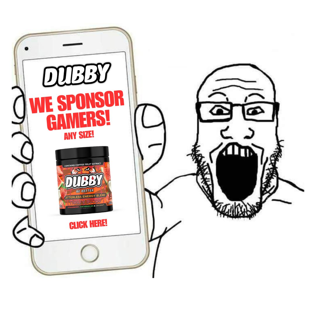 DubbyEnergy's tweet photo. Calling all gamers, content creators, vtubers, and streamers.

Our energy drink brand is looking for 75 more partners!

Apply - it takes 29 seconds and someone will respond to you within 15 mins.