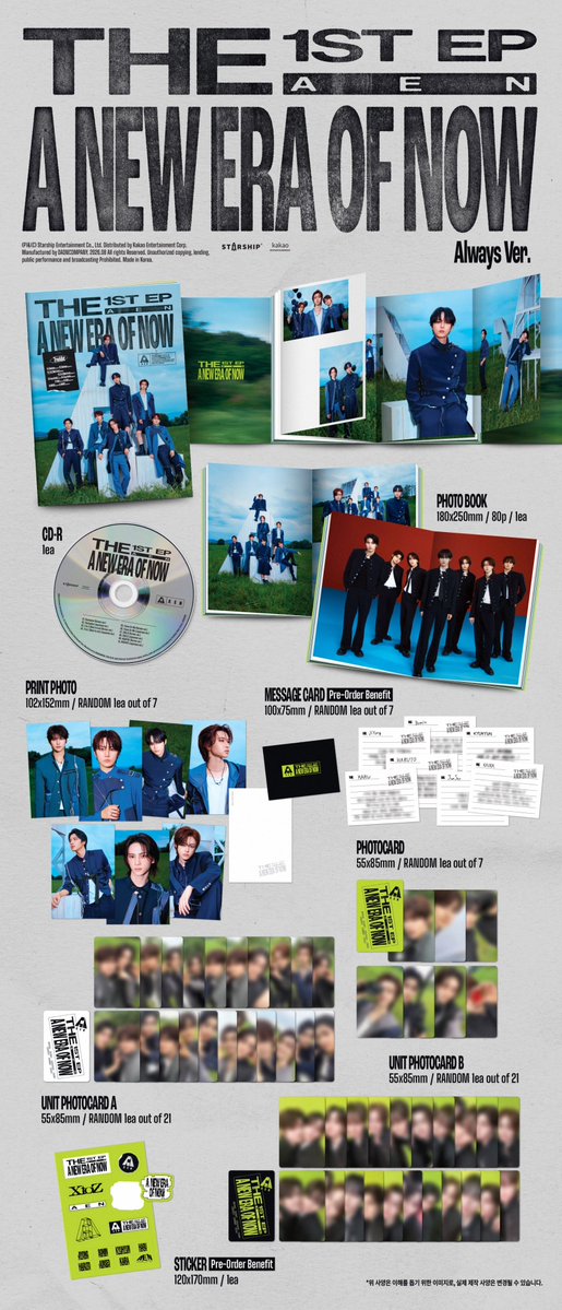 AEN_offcl's tweet photo. [📢] 
AEN THE 1ST EP [A NEW ERA OF NOW] 예약 판매 상세 이미지 안내

▶ https://t.co/UNxM4236H6

#AEN #에이엔 #エイエン
#A_NEW_ERA_OF_NOW
#XtoZ https://t.co/BXdy8GpmF7