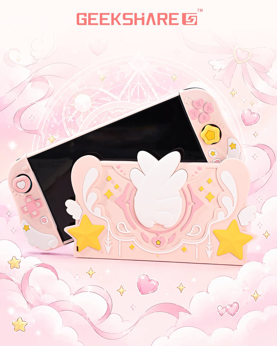 geekshareplus's tweet photo. Dreamy&Sweet🎀💖get it for your switch✨
#GamingAccessories #gamingsetup #switchaccessories #Switch2 #switchcase #nintendoswitch #switchgear #Geekshare #kawaii #gaminglife #nintendoswitch2 #girlgamers #gamergirl #gamer #switch2 #gamerlifestyle #pinkgamergirl #switch https://t.co/9pFj7DithO