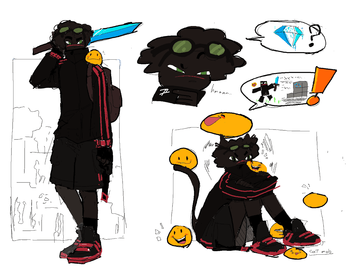 black_nosed's tweet photo. eu estava extremamente animada pra colocar em prática a minha ideia do themob, quero fazer  mais desenhos sobre #verityᵀᴹ #themob https://t.co/amKOwmdjmM