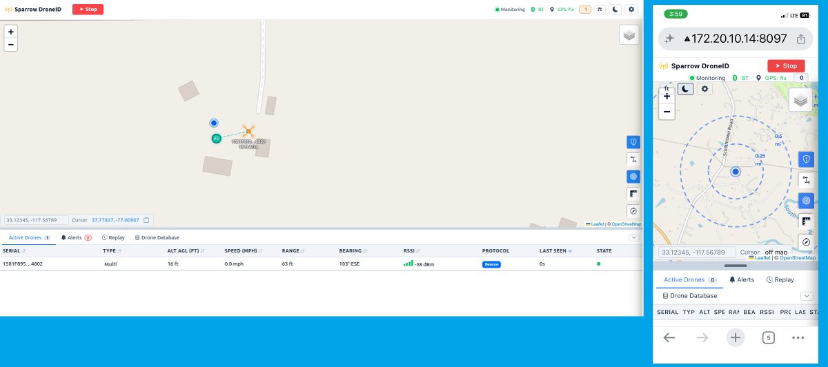 scott23192's tweet photo. If interested in Drone 'Remote-ID' (even if to verify your own signal), Sparrow-wifi (https://t.co/3VHx3AA3dv) was an easy Pi4 install &amp; works perfectly!   Be sure to use recommended ALFA adapter for monitoring.  LiFePO4 battery, Pi4, ALFA, &amp; GPS makes it portable.  Fun project! https://t.co/Vlmajouhwx