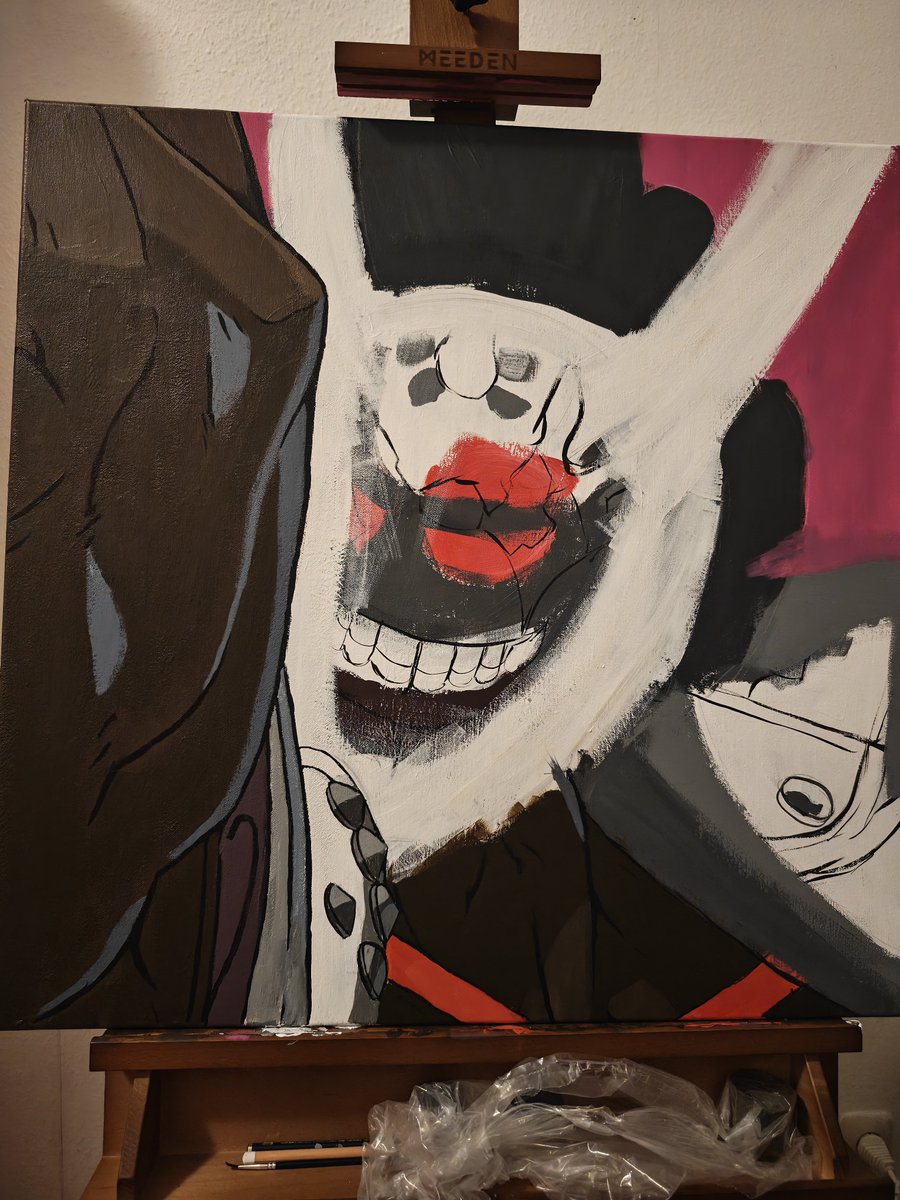h3avy_george's tweet photo. #drawingeverydaychallenge
#Day207
It doesn't look like this, but I actually repainted his scin
Maybe it need some extra layers
Let it dry and I will fill it up again https://t.co/M6IsN3ubCx