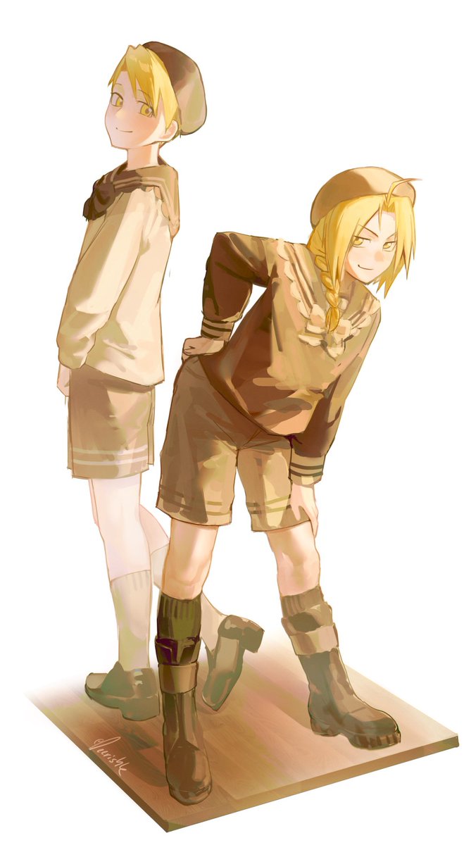 deerishk's tweet photo. Elric brothers 🌼 #fma https://t.co/PS6t0VYtrM