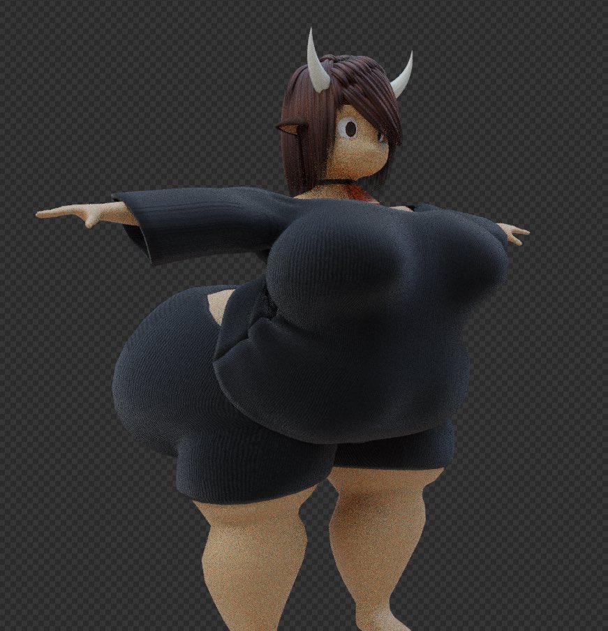 Thejurassicjord's tweet photo. Short stack cow (huge butt included) I call her Clairice https://t.co/ERdGqx38D5