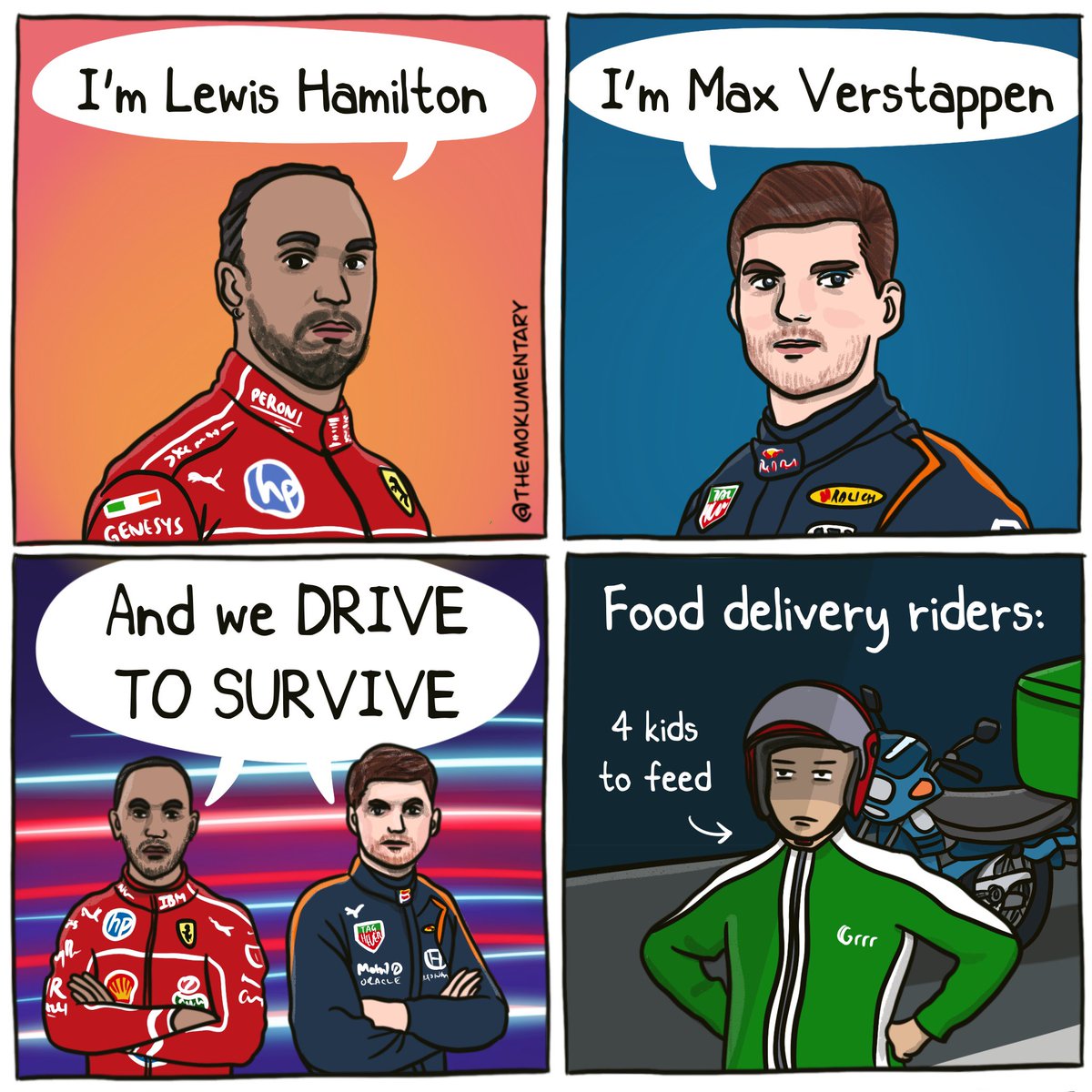 themokumentary's tweet photo. Race grids ❌
Raise kids ✅ https://t.co/SYxImyhwiJ