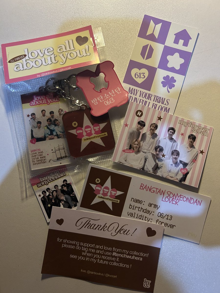 kv7cy_'s tweet photo. my most awaited parcel is finally here ! thank you for this beautiful collection, ate @rainbowkvs 🩷 ‘til next time

#tenchwuhera https://t.co/6YtwykPgL6