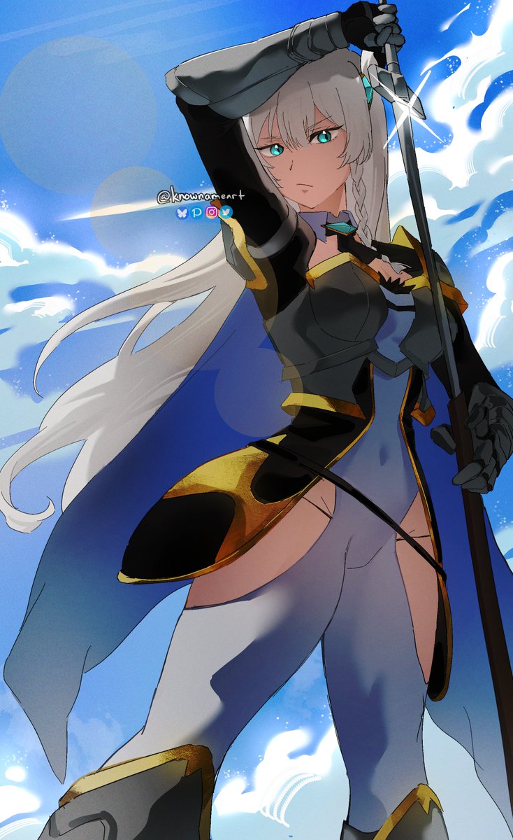 knownameart's tweet photo. Allucia ☺️⚔️
#おっさん剣聖 #OssanKensei https://t.co/89AZgK5MaF