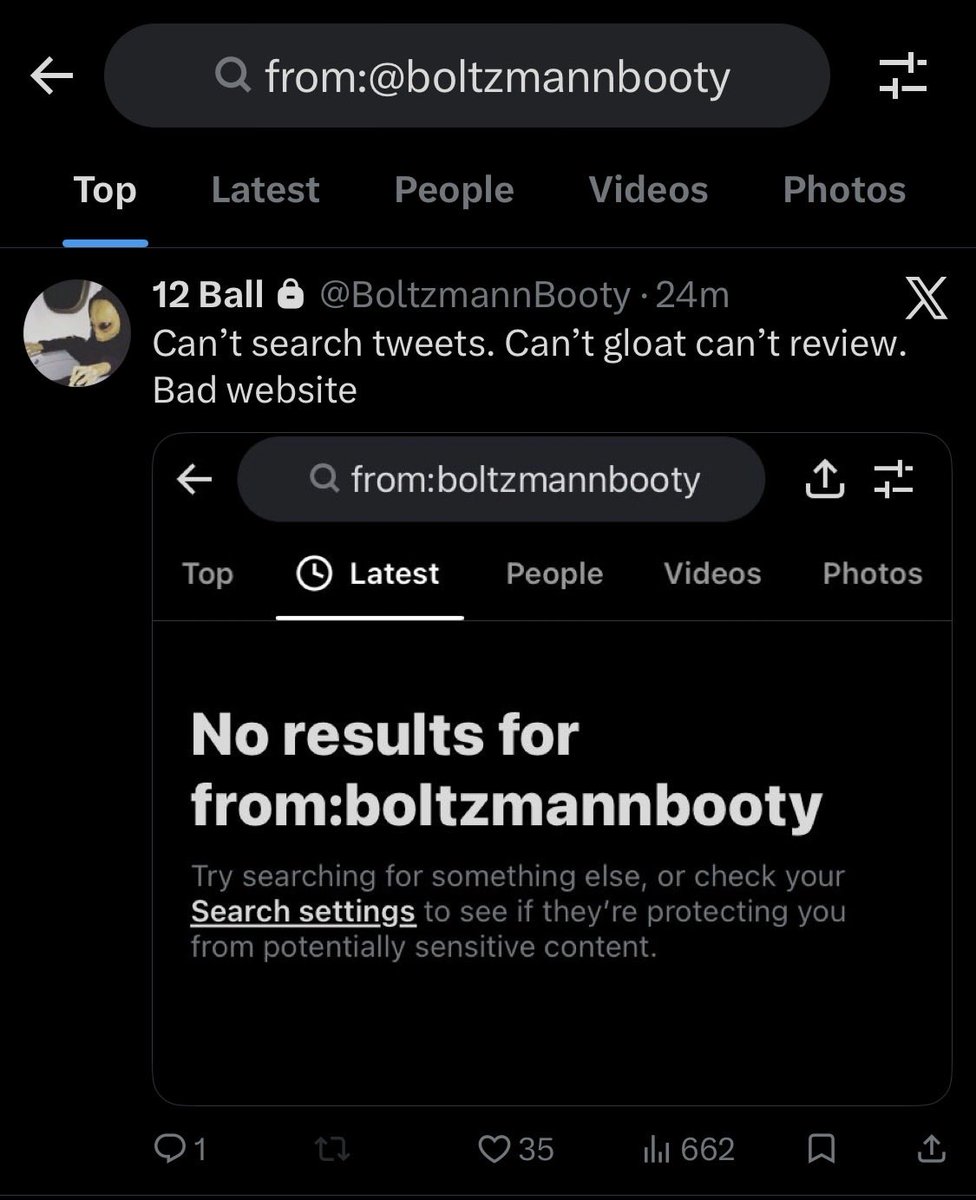 fiscalfascist's tweet photo. @BoltzmannBooty Think you have to put the @ in front of it now. This worked for me. Not defending this bad website https://t.co/sv0hLRvsvA
