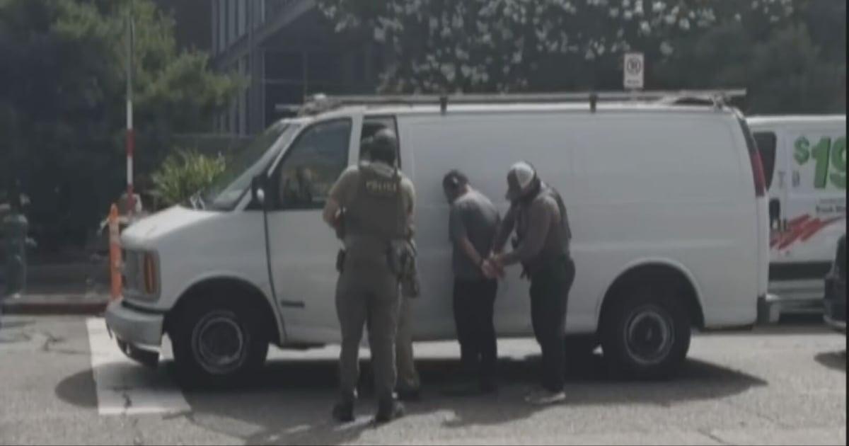 KIRO7Seattle's tweet photo. Exclusive: Video shows ICE arrest during Seattle Center mass shooting investigation https://t.co/CZi1XJJuvg https://t.co/C2AcElt67n