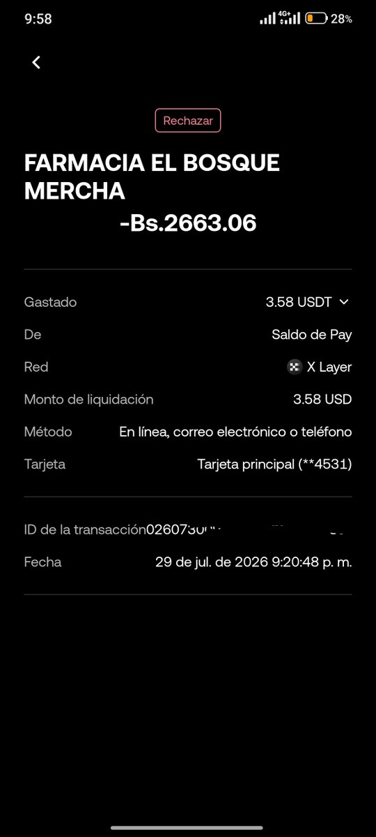 viagague's tweet photo. @OKXLatam Hice una prueba y paso bien, las siguientes veces que quise pagar con la tarjeta no me lo permite, soy de Venezuela, me ayudan? https://t.co/zK0d7DsFPh