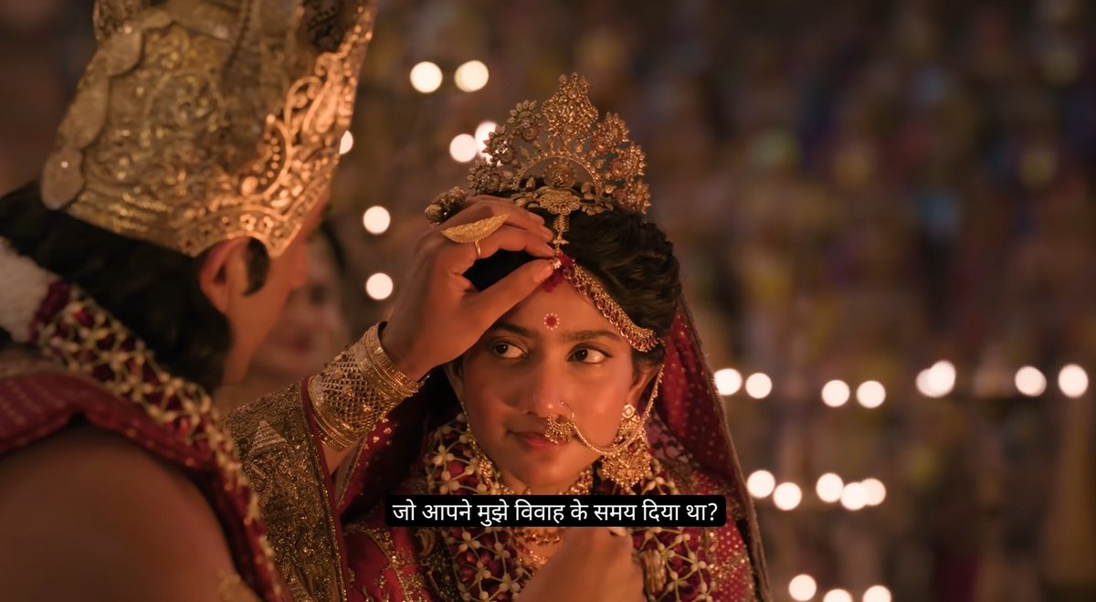SCAnkitKumar1's tweet photo. Main kyaa hi kahu jiss bhi frame me maa Sita ka scene hai usme kisi aur chiz pe dhyan hi nhi jaa raha hai 
One line - Isse behtar kuchh nhi 
#ramayana #sita 
@Sai_Pallavi92 
@malhotra_namit 
@WorldOfRamayana https://t.co/HgrvcakgaW