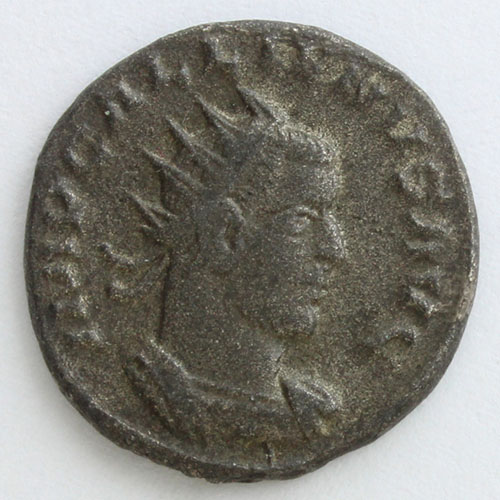 ローマ帝国 257年 アントニニアヌス貨 ガリエヌス帝》 父帝