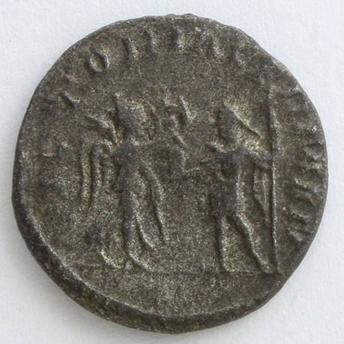 ローマ帝国 257年 アントニニアヌス貨 ガリエヌス帝》 父帝