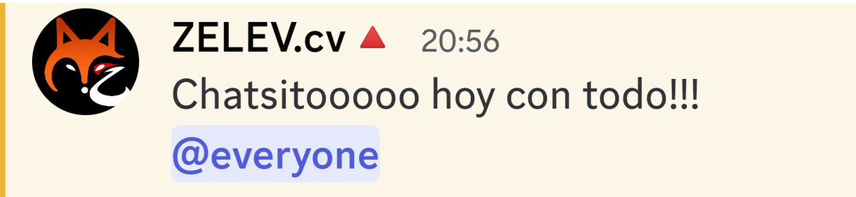 infovelezm's tweet photo. 👾 - Mensaje de Zelev a través de Discord
#ChristopherVelez #zelev @christophervele https://t.co/dHcViMbOLW