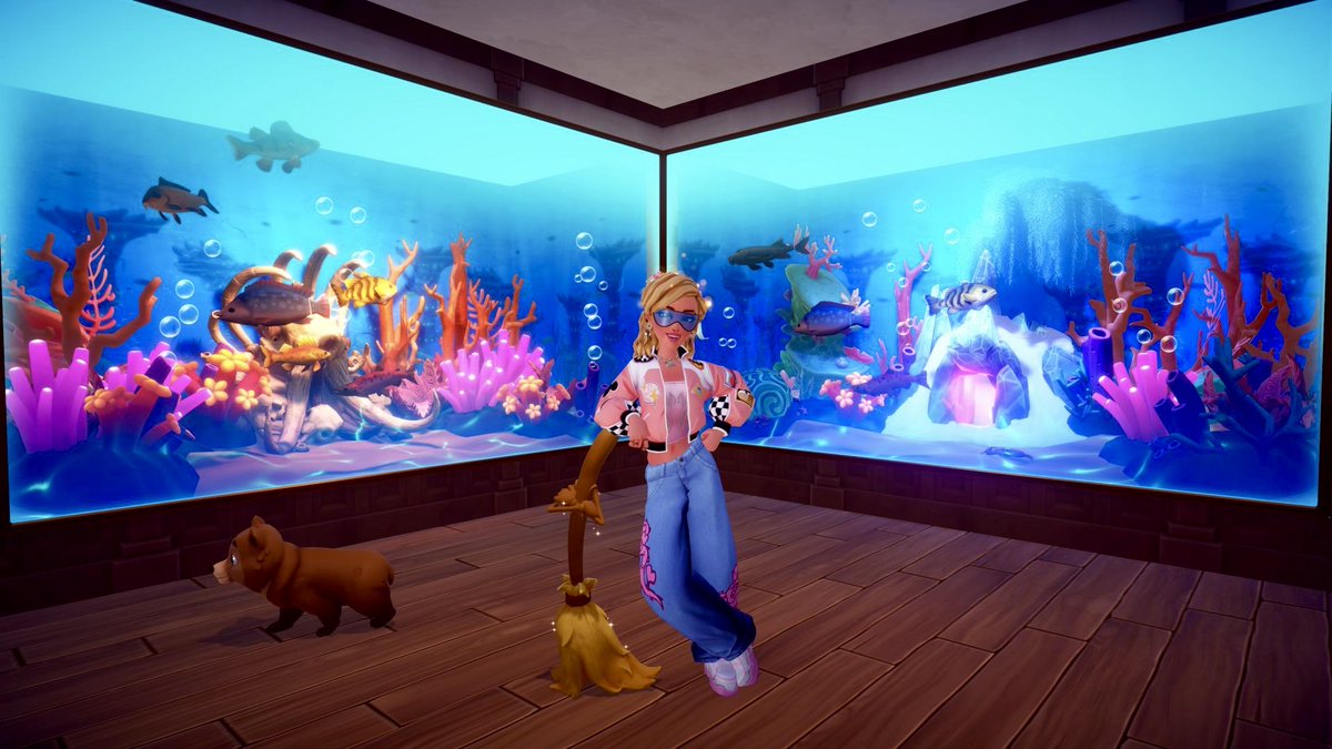 ComftyChaos's tweet photo. Last but not least, the Fishie Tanks!!! ✨🐟🐠🐡✨

Ok that’s it for, and from me. I am soooo done! 
Like, I know I’m wake, but am I…?
when deliriousness kicks in 🤪

Yuuup signing off…
a good night to all, and to all a good night 🌙 

#DDLV #DDV #DLV #DisneyDreamlightValley https://t.co/pPNbZbM1fO