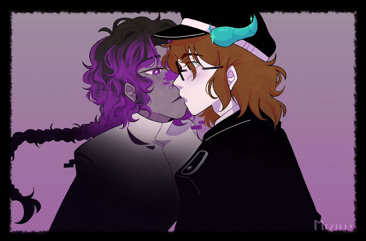 xMiziel's tweet photo. Day 3: Genderbend /Free AU
(Aquí disimulando que me brinqué dos días xd)
#Glitchravenweek2026 #glitchraven https://t.co/OD6vmKyIHU