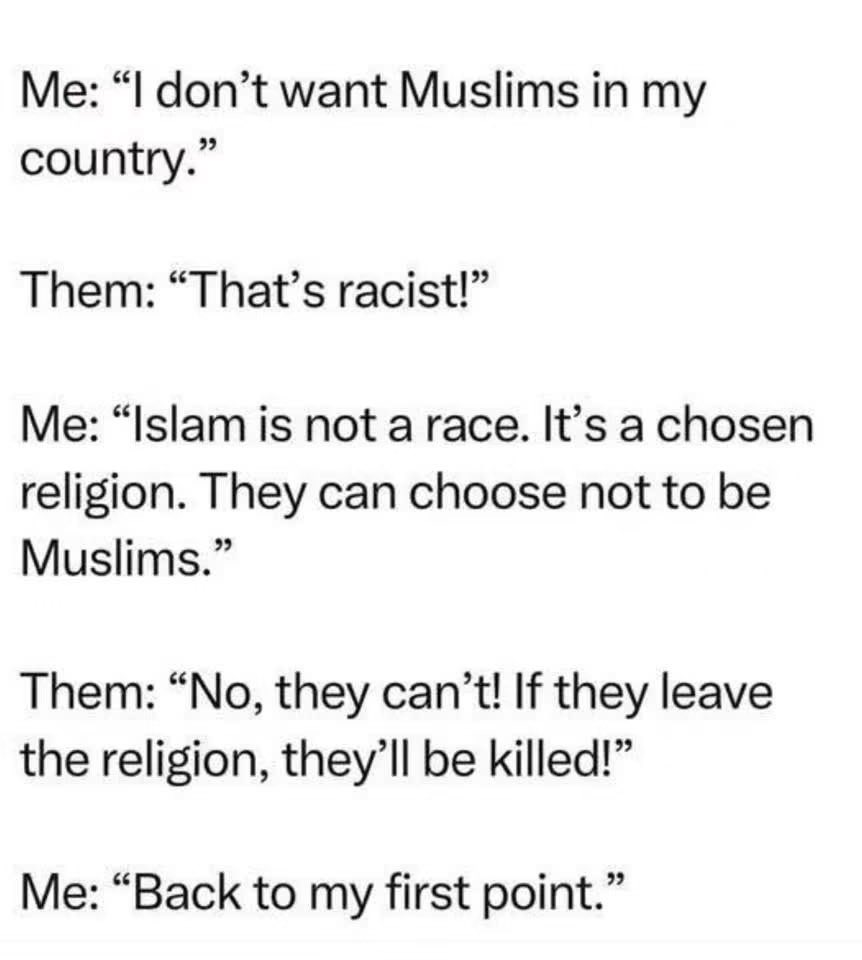 Sassafrass_84's tweet photo. That’s how I feel about it too. I don’t want them in my country. Period https://t.co/X8O79G6QY4