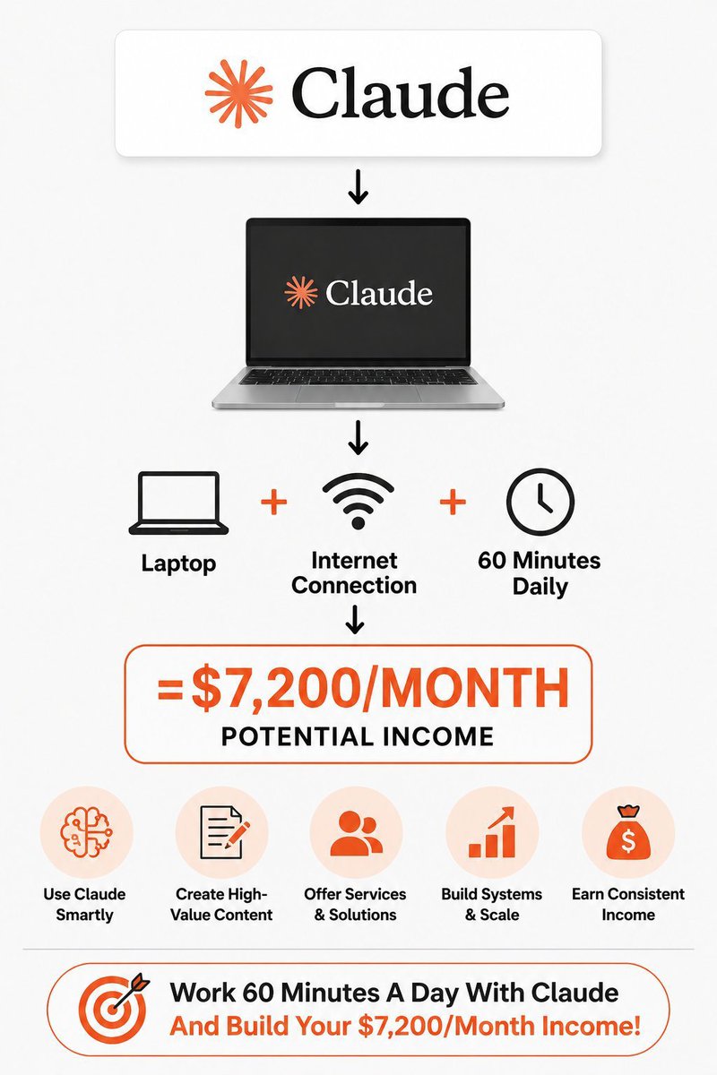 Jack1171235's tweet photo. 🚨 99% are using AI for fun.

The other 1% are using Claude to build online businesses.

Inside this FREE guide:

✅ AI workflows
✅ Digital products
✅ Content systems
✅ Client acquisition

Normally $97.

Today: FREE 🎁

💬 Comment "AI" and I'll DM it. https://t.co/VIdVodhUlp