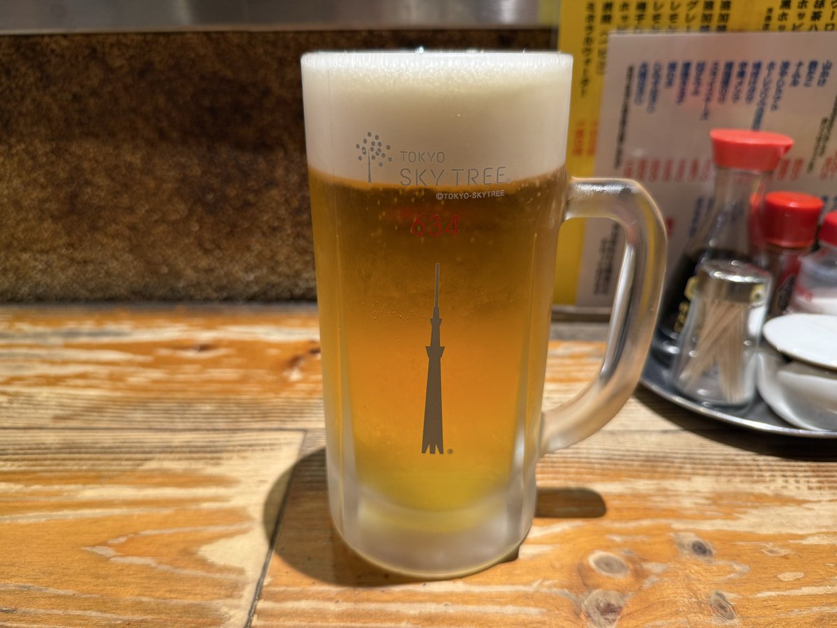 DKe50921980's tweet photo. おはようございます。
上野　大統領支店で乾杯🍻 https://t.co/8gcZFhquBr