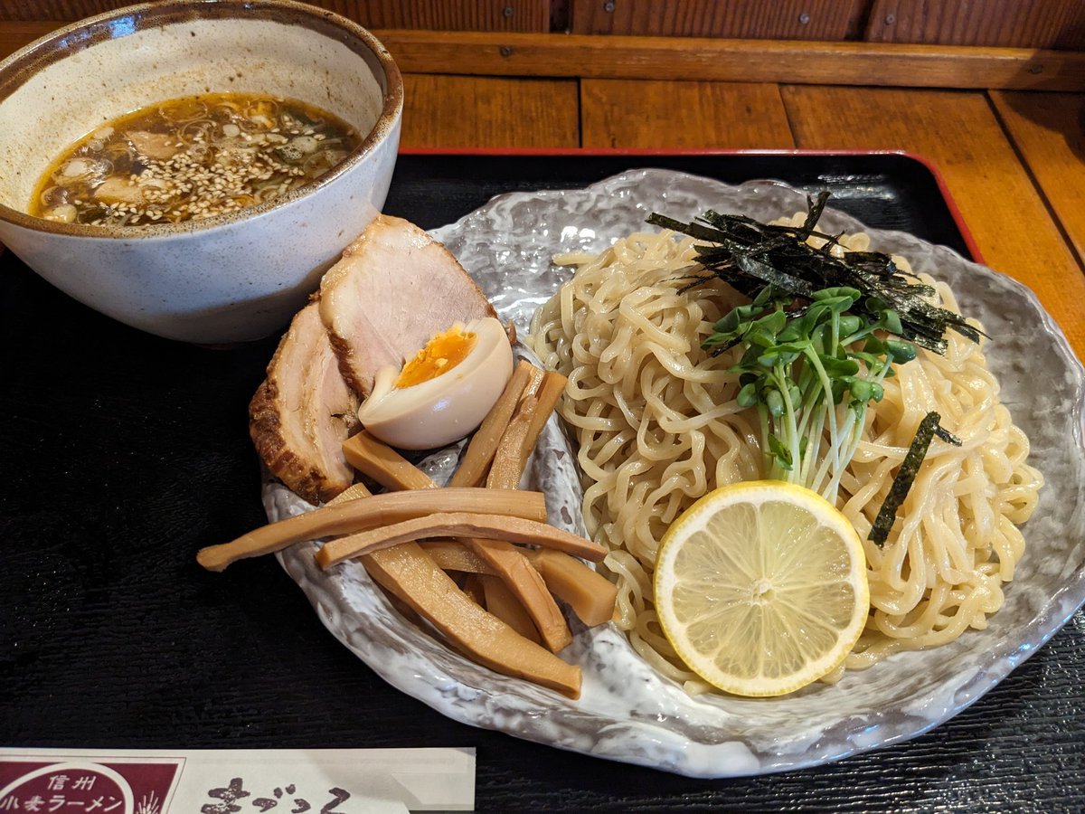 cant505's tweet photo. 信州小麦ラーメン 亀屋＠千曲市で夢つけ麺。 https://t.co/df26SxSW15