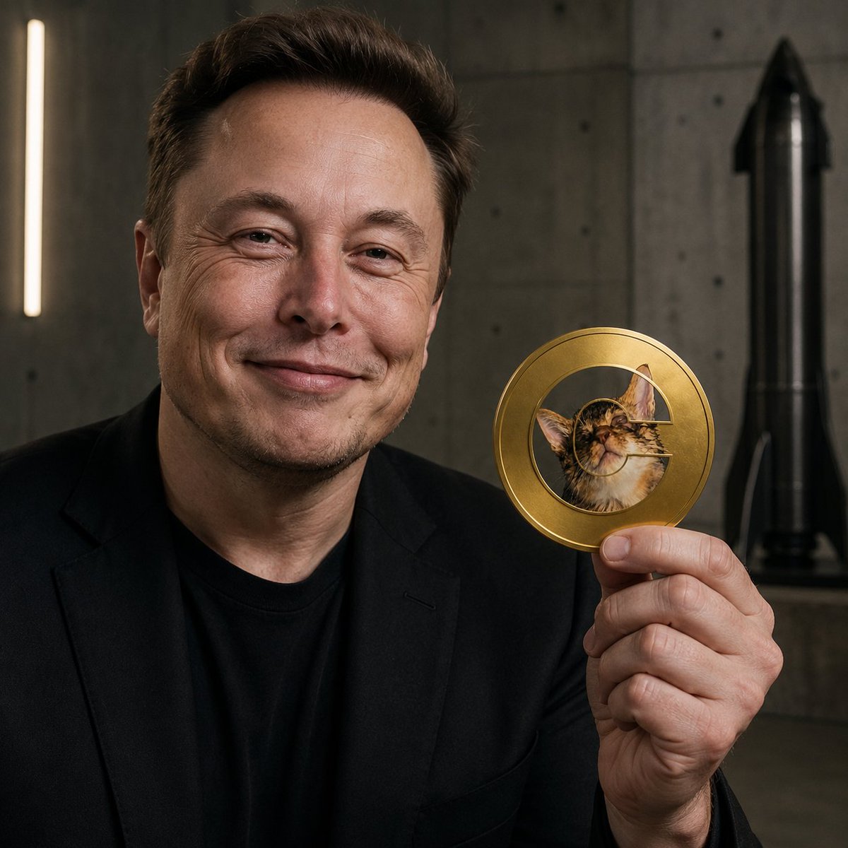 NoFlores257635's tweet photo. The future isn't just AI... it's 🐱🪙
Does Elon approves the vibes?
Meet $CATE — where memes meet innovation. 🚀✨
#CateCoin #Crypto #Memecoin #SolanaDeFi https://t.co/1fLwLVQpCd