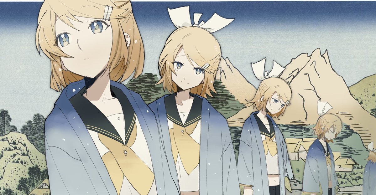 comment091's tweet photo. #鏡音リン 最近的那个柄图！ https://t.co/D3rx9Uvjd2
