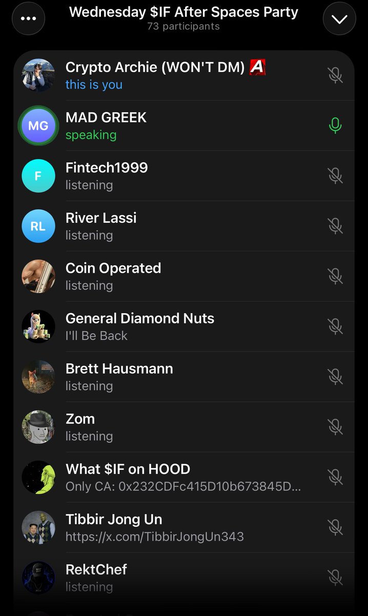 CryptoArchieYT's tweet photo. WHAT $IF telegram group is insanely active

Everyone believes its destined for $100m https://t.co/Ea9zjTMcMq