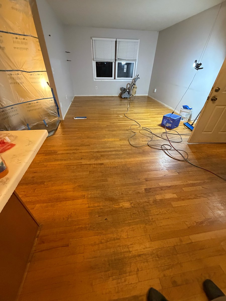 johnacquilano's tweet photo. @RochesterRants Absolutely! I learned a six figure career at 54! AND I am using that ‘side gig’ this week sanding a LR/DR/Kit to the tune of $3000 for about 12 hrs of work…I just got home from the initial cut…finish going on tomorrow night! 

You can do it!! 🙏💰💵👍 https://t.co/MFQS0hrYLd