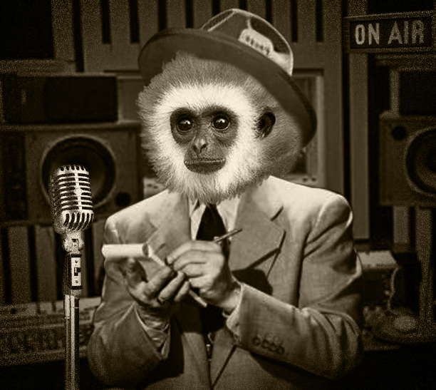 RealMikeyMonkey's tweet photo. Fun Fact: Once upon a time I was going to be a 1920's style reporter/radio host VTuber. 

I even sent in a demo to an agency doing a transatlantic accent with a grainy radio-esc mic.

They never got back to me 😌 Probably for the best honestly... https://t.co/UX8CTrmErg