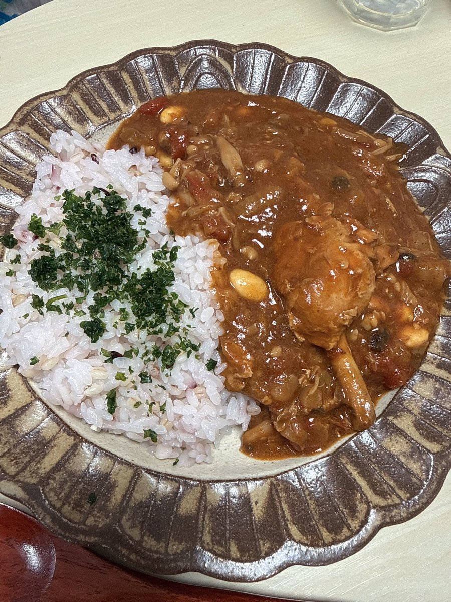 nonoko0629's tweet photo. 無水カレー作ったアル https://t.co/4f1nGHuYDn