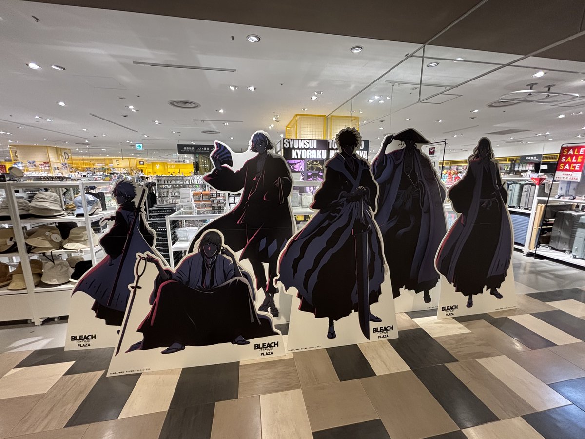 bleach_plaza's tweet photo. ◤ーあべのロフト会場OPENー◢    

あべのロフト会場が本日よりスタートしました！   

新商品をはじめ PLAZA限定のアイテムやTVアニメ『BLEACH 千年血戦篇』商品を多数販売いたします！  

ノベルティのプレゼントやフォトスポットなどもご用意しております！  是非ご来店ください！    

■会期： 2026年7月30日（木）〜8月27日（木） 
午前10:00～午後8:00 ※最終日は午後5時閉場   

■会場：あべのロフト催事会場