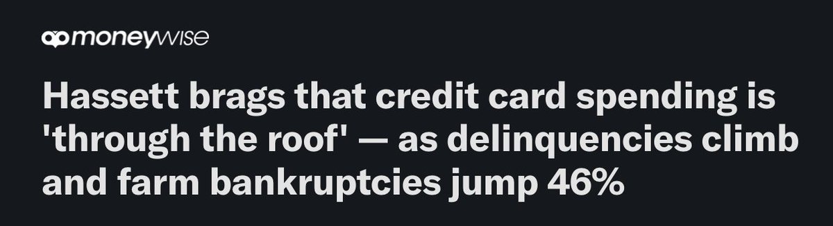RealP0le's tweet photo. @atrupar this is the same guy who was happy, that credit card spending is crazy high? https://t.co/XTb1wMOGzf