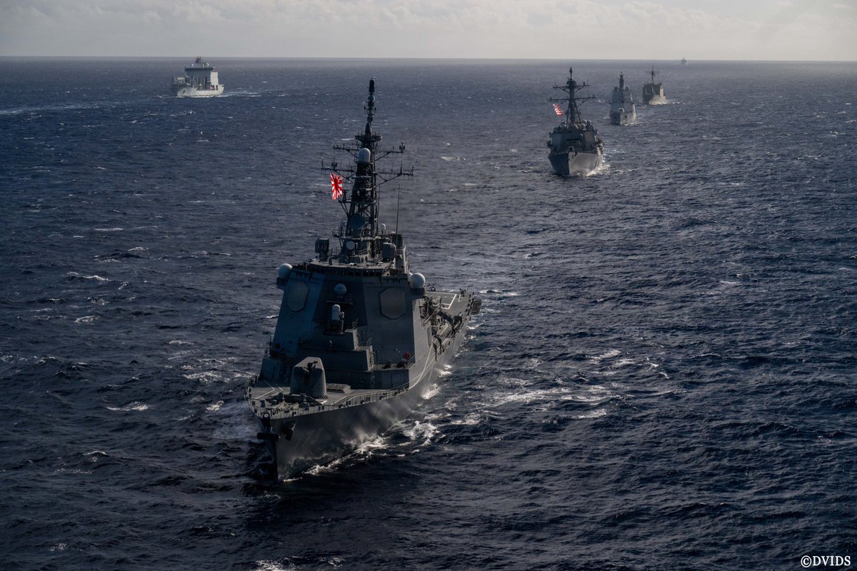 JMSDF_PAO's tweet photo. 【#RIMPAC2026】
波間に並ぶ、世界の艦艇
RIMPAC2026を通して、#海上自衛隊 は、同盟国・同志国との連携強化に取り組んでいます⚓🌎🤝
#IPD26 #RIMPAC26 @RimofthePacific https://t.co/PUKRrrgnW8