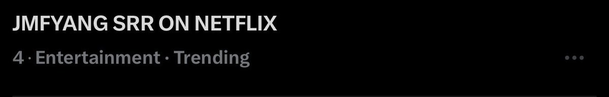 jiempyang01's tweet photo. Wow top four agad

JMFYANG SRR ON NETFLIX https://t.co/6yNo5EAMqp